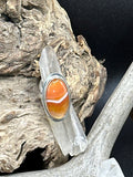 Chevron Carnelian Ring