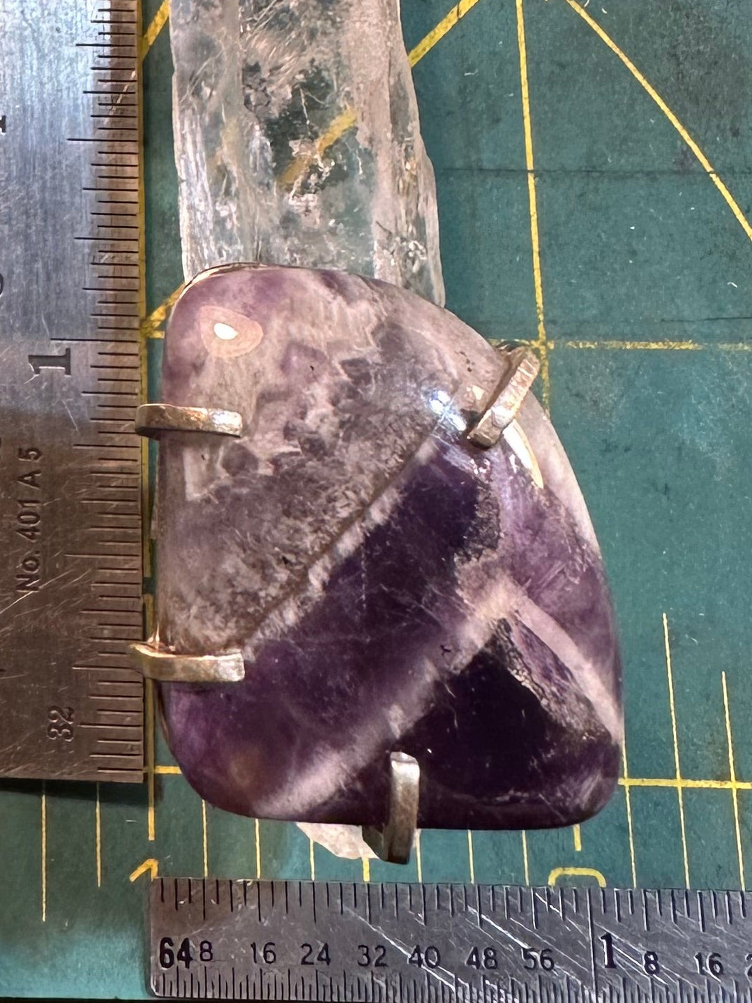 Chevron Amethyst Ritual Ring